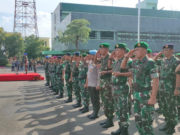 Dandim 0830/Surabaya Utara gelar Upacara Operasi Gaktib dan Yustisi TA. 2024